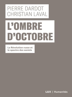 L'ombre d'Octobre - ebook